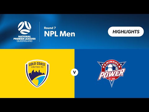 NPL Men Round 7 - Gold Coast United vs. Peninsula Power Highlights
