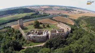 preview picture of video 'Quadrocopter FPV - Burg Gleichen, Wandersleben'