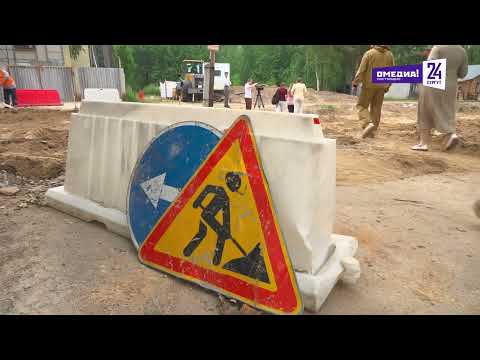 В Сургутском районе делают дороги и благоустройство