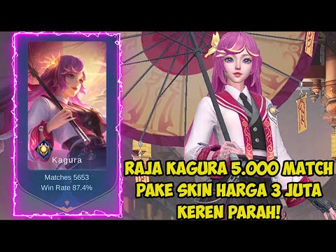 Raja Kagura 5K Match Pamer Skin Harga 3 Juta - Kagura Skin Exorcist Mobile Legends