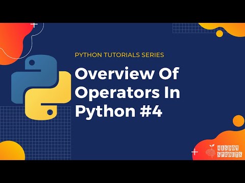 Overview Of Operators In Python Python Tutorials Python Programming In 5 Minutes 4