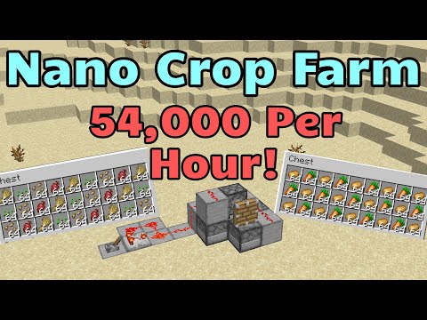 Nano Crop Farm - Max Speed (Minecraft Java)