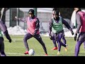 Training in a snowy Neerpede