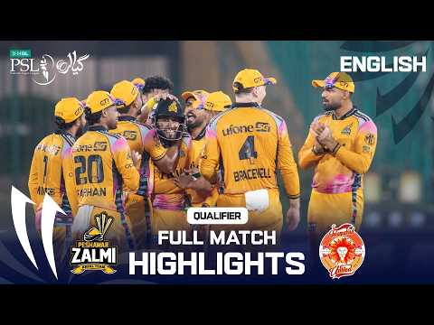 Full Match Highlights | Peshawar vs Islamabad | English | Qualifier | Match 41 | HBL PSL 11 | MZB1K