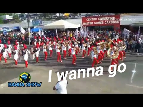 Entrada da Banda Marcial  - Cultural de Pojuca - I wanna go. Britney Spears