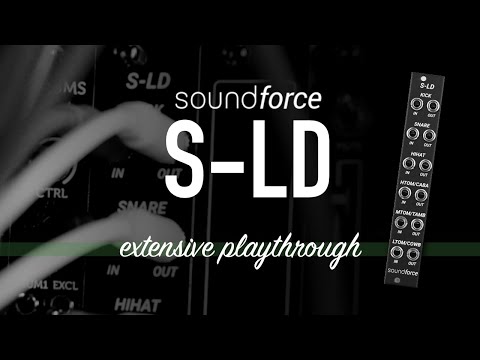 Soundforce S-LD / LinnDrum, 606 and 707 in eurorack / extensive playthrough