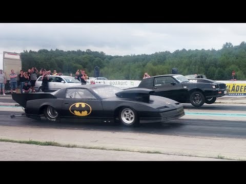 1000hp Blacklist '85 Buick GN vs 1300hp '89 Pontiac Trans Am GTA 1/4 mile drag race