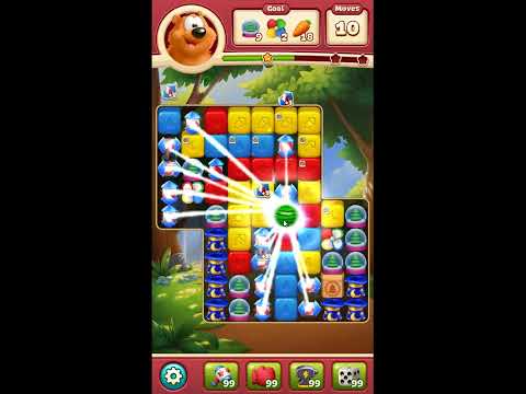 Toon Blast Level 6603 - NO BOOSTERS 🐻🐺🐱 | SKILLGAMING ✔️