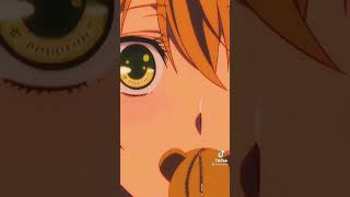 Anime girls kiss: yuri Enthusiastic kiss
