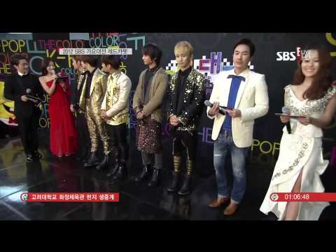 [HD]121229 SBS Gayo Daejun - Red Carpet - SHINee 샤이니