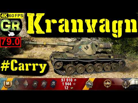 79_World of Tanks Kranvagn WoT Replay - 8 Kills 8.1K DMG(Patch 1.4.0)