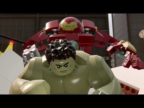 LEGO Marvel's Avengers (Vita) 100% Guide #6 - Hulkbuster Vs. Hulk (All Collectibles)