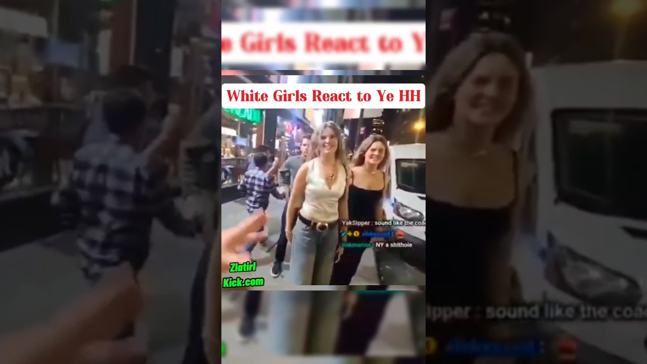 White Girls React to HH by Ye #shorts #ye #nhh #hh #kanyewest #streamer #kickstreaming #nyc