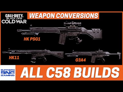 All C58 Builds In Cold War - Call of Duty Black Ops Cold War