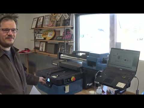 Getting a Perfect Nozzle Check on a UV Printer that has been off for 7 Days!