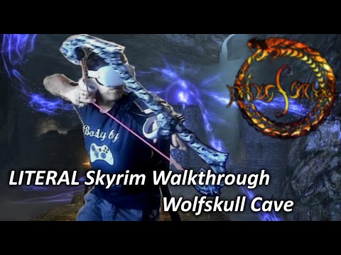 Wolfskull Cave - Skyrim LITERAL Walkthrough