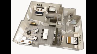 Dwell 2nd Street Luxury Apartments – 2BR Platinum