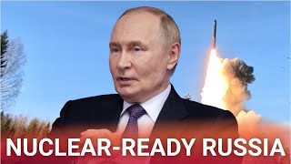Vladimir Putin oversees nuclear readiness test amid soaring tensions with the West