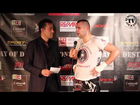 Roël Mannaart Post-Fight Interview - DoD 10