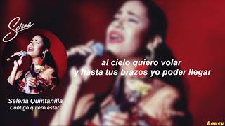 🤍 Selena Quintanilla || Contigo Quiero Estar Letra