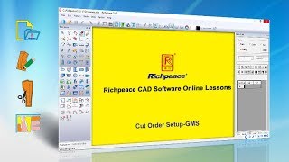 Richpeace CAD Software Online Lessons-Tip of the day-Cut Order setup GMS