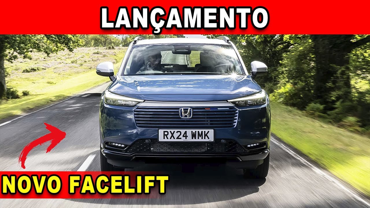 🚨NOVO HONDA HR-V 2025 FACELIFT SURPREENDE E INOVAÇÕES