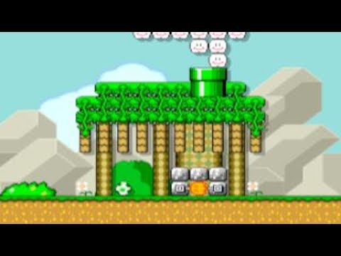 SMW+ Yo'ster Isle 1 by Fuzzball 2 - SUPER MARIO MAKER - NO COMMENTARY 1be