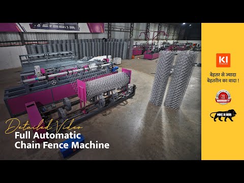 Automatic Chain Link Fencing Machine