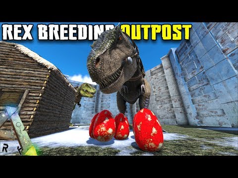 REX BREEDING OUTPOST | JURASSIC ARK | ARK SURVIVAL EVOLVED [EP69]