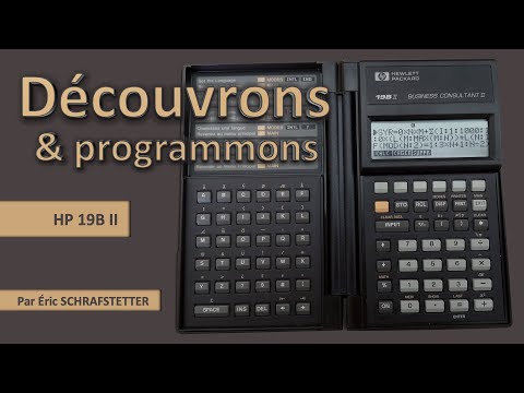Découvrons et programmons : Les HP 19Bii