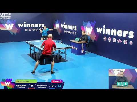 WINners CUP Table Tennis 7 11.11.2020  Mishchenko Vladislav -- Kolbasenko Aleksandr  15:15