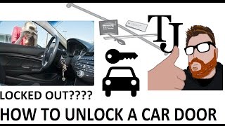 Locked Out? How to unlock your car door! - Big Easy Review