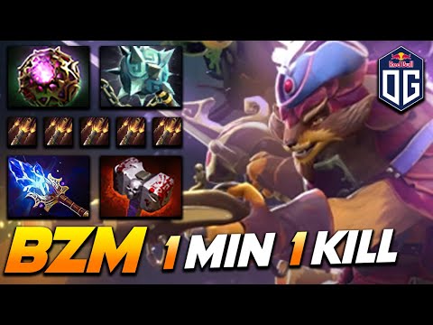 OG.bzm Pangolier 34 Frags - 1 MIN 1 KILL - Dota 2 Pro Gameplay [Watch & Learn]