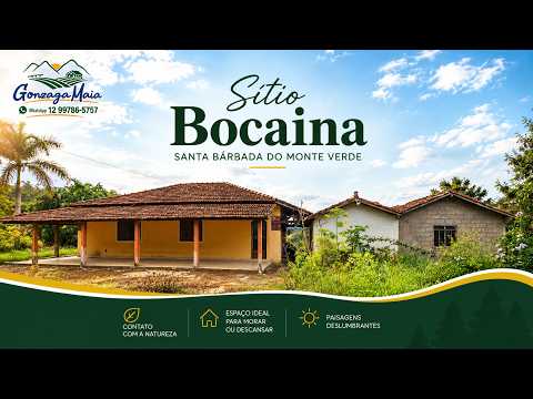 Sítio a à Venda | Sítio Bocaina | Santa Bárbara do Monte Verde - MG