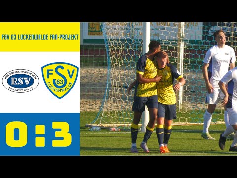 Abgezockter Doppelpack und 1000%iger | RSV Eintracht - Luckenwalde 0:3 | 07.07.2023 | Highlights