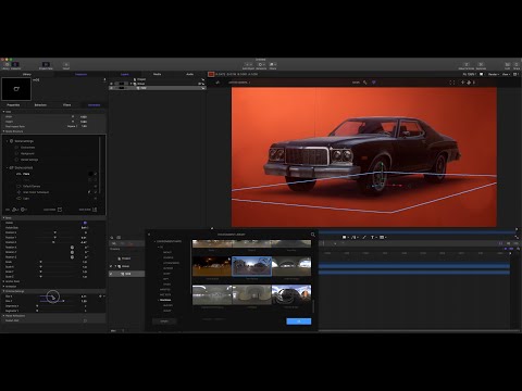A timelapse showing mO2 fun with 3D Gran Torino model in Apple Motion