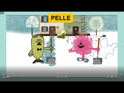 FIPA FVV French Video Vocabulary #25: PELLE (Bonus Word: Lace), Les Monsieur Madame - La Neige