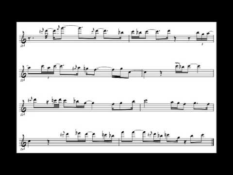 Michael Brecker - Smiles and Chuckles - solo transcription