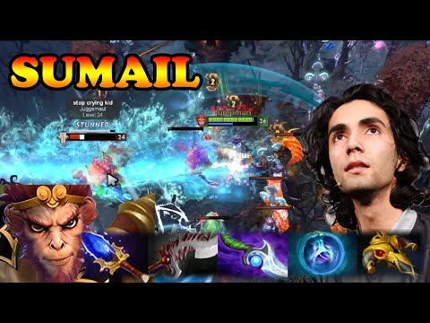 Sumail Monkey King mid insane damage total ownage | Giveaway | Dota 2 Pro Gameplay