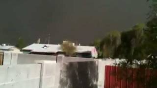 Arizona haboob (dust storm) incoming from South Phoenix July 18, 2011