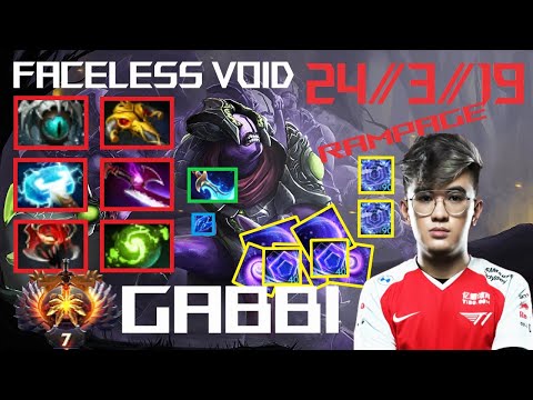 Gabbi Faceless Void Carry [ Rampage ] Dota 2 Gameplay Highlights Patch 7.31b