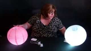 Paper Lanterns Lighting - LED Lights For Round Chinese Lanterns