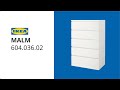 IKEA MALM Chest Of 6 Drawers Assembly Instructions