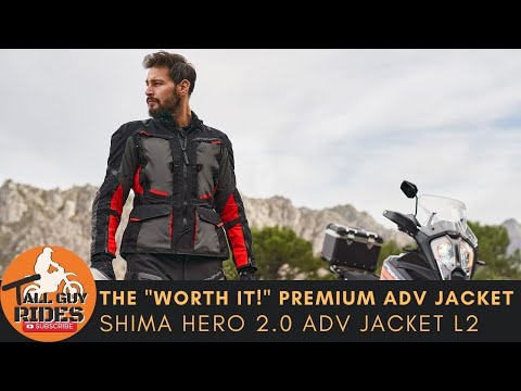 Shima Hero 2.0 Adventure Jacket || Features, Sizing, and Where to Purchase || TallGuyRides