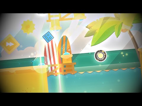 Glacier on Track by Waferz (Hard 5*) | Geometry Dash