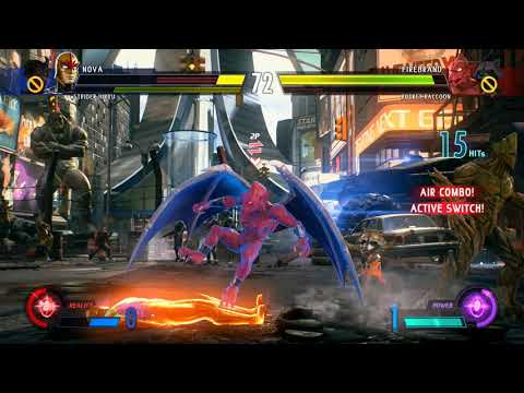 Marvel VS Capcom Infinite: NOVA / STRIDER vs ROCKET RACCOON / FIREBRAND