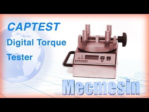 CAPTEST Digital Torque Tester - Mecmesin Torque Measurement Systems