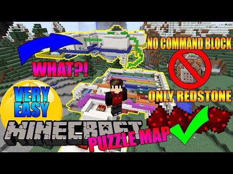 Tamari Gaming - Puzzle Map Paling Mudah (Only Redstone)!! | MINECRAFT PUZZLE MAP