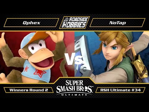 RSH Ultimate #34: Qphex (Diddy Kong) vs NoTap (Link) - Winners Round 2