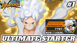 CREATING THE 🏆NO.1 OPBR STARTER ACCOUNT! 4000 Gems EX Gear 5 Luffy Summons! One Piece Bounty Rush